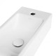 Раковина Qtap Crow QT0511A010W з донним клапаном