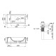 Раковина Qtap Crow QT0511A010W з донним клапаном