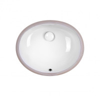 Раковина Qtap Stork QT1511LU023W з донним клапаном