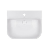 Раковина Qtap Stork White с донным клапаном QT1511L736W