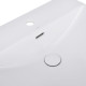 Раковина Qtap Stork White з донним клапаном QT1511L736W