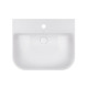 Раковина Qtap Stork White з донним клапаном QT1511L736W