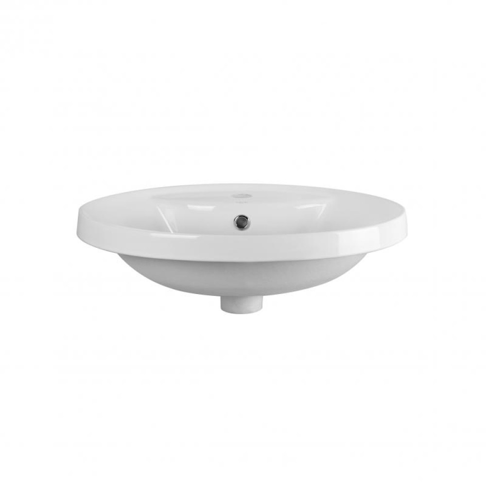 Раковина Qtap Stork QT1511L737W з донним клапаном