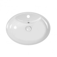 Раковина Qtap Stork QT1511L737W з донним клапаном