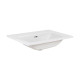 Раковина Qtap Stork White з донним клапаном QT1511L738W