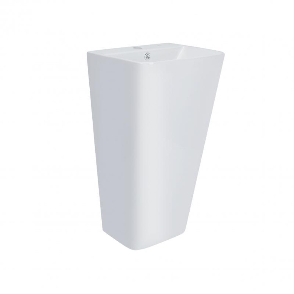 Раковина для підлоги моноблок Qtap Tern з донним клапаном QT1711G302W