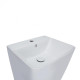 Раковина для підлоги моноблок Qtap Tern з донним клапаном QT1711G302W