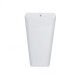 Раковина для підлоги моноблок Qtap Tern з донним клапаном QT1711G302W