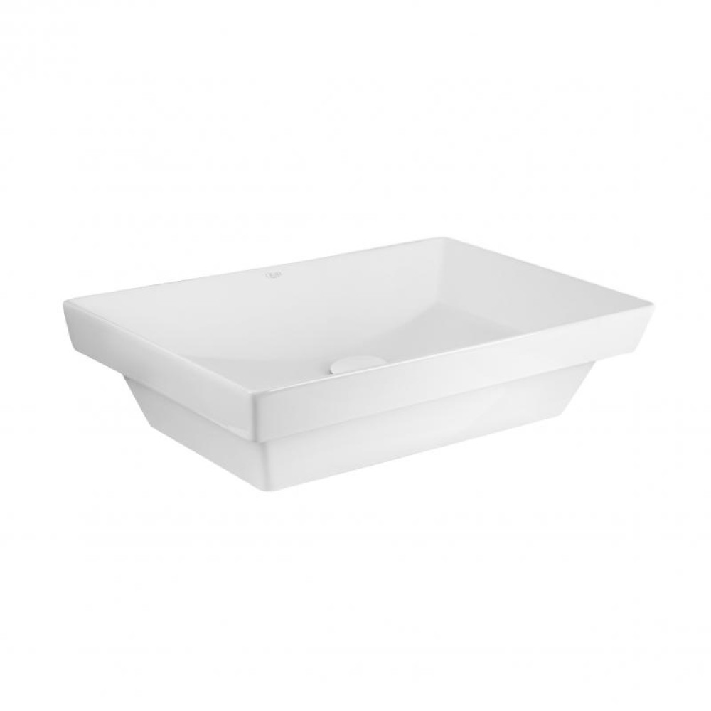 Раковина Qtap Crow QT0511L739W з донним клапаном