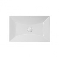 Раковина Qtap Crow QT0511L739W з донним клапаном