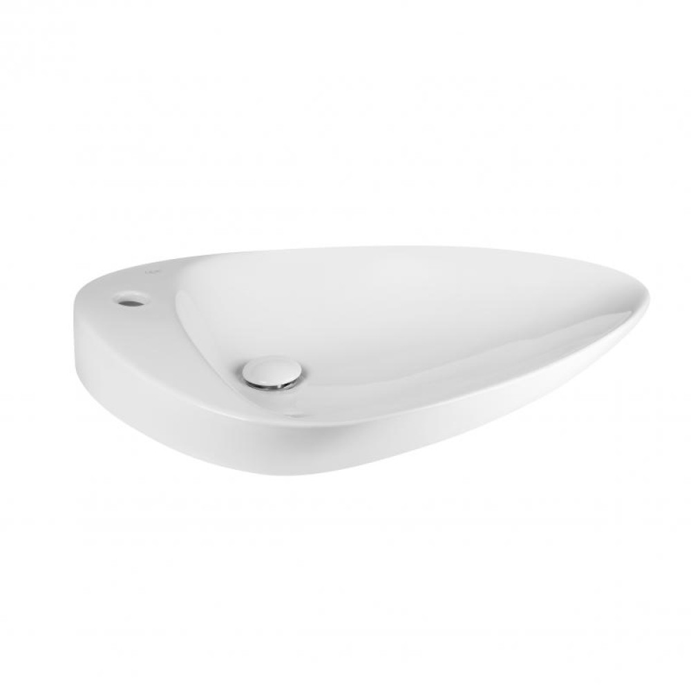 Раковина-чаша Qtap Leo WHITE QT1111A089TW з донним клапаном