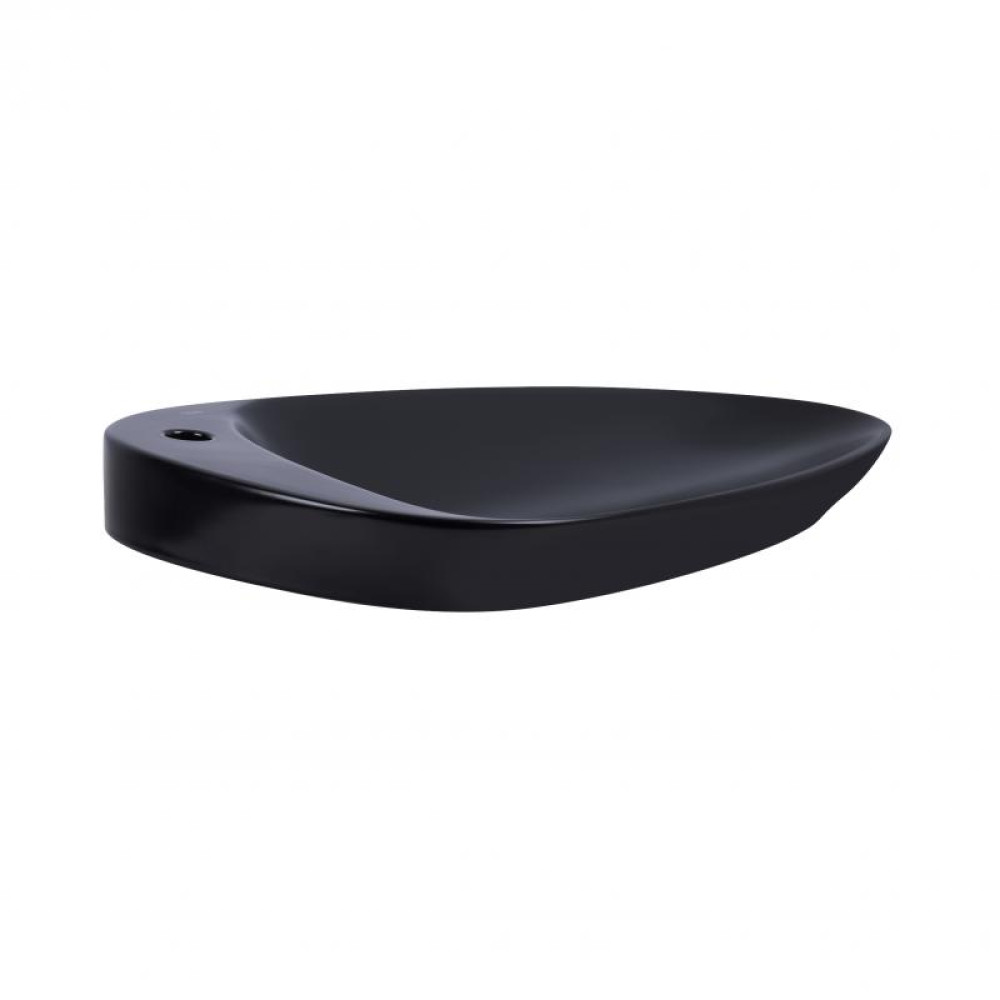 Раковина-чаша Qtap Leo Matt black з донним клапаном QT1111A089TMB