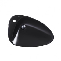 Раковина-чаша Qtap Leo Matt black з донним клапаном QT1111A089TMB