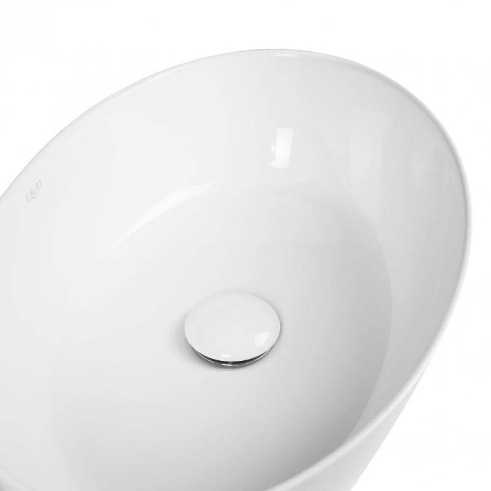 Раковина Qtap Leo QT1111A052W з донним клапаном