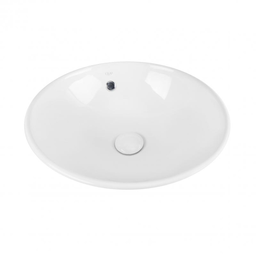 Раковина-чаша Qtap Robin WHITE QT1311A004W з донним клапаном