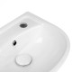 Раковина з п'єдесталом Qtap Baby QT2311LP304BW з донним клапаном