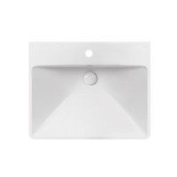 Раковина Qtap Albatross D White з донним клапаном QT01115060DW