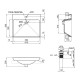 Раковина Qtap Albatross D White з донним клапаном QT01115060DW