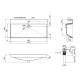 Раковина Qtap Albatross D White з донним клапаном QT01115100DW