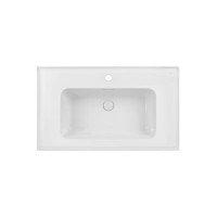 Раковина Qtap Albatross A White с донным клапаном QT01115080AW