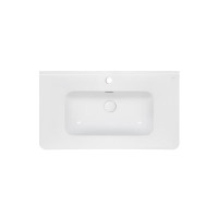 Раковина Qtap Albatross 9H White с донным клапаном QT01119080HW
