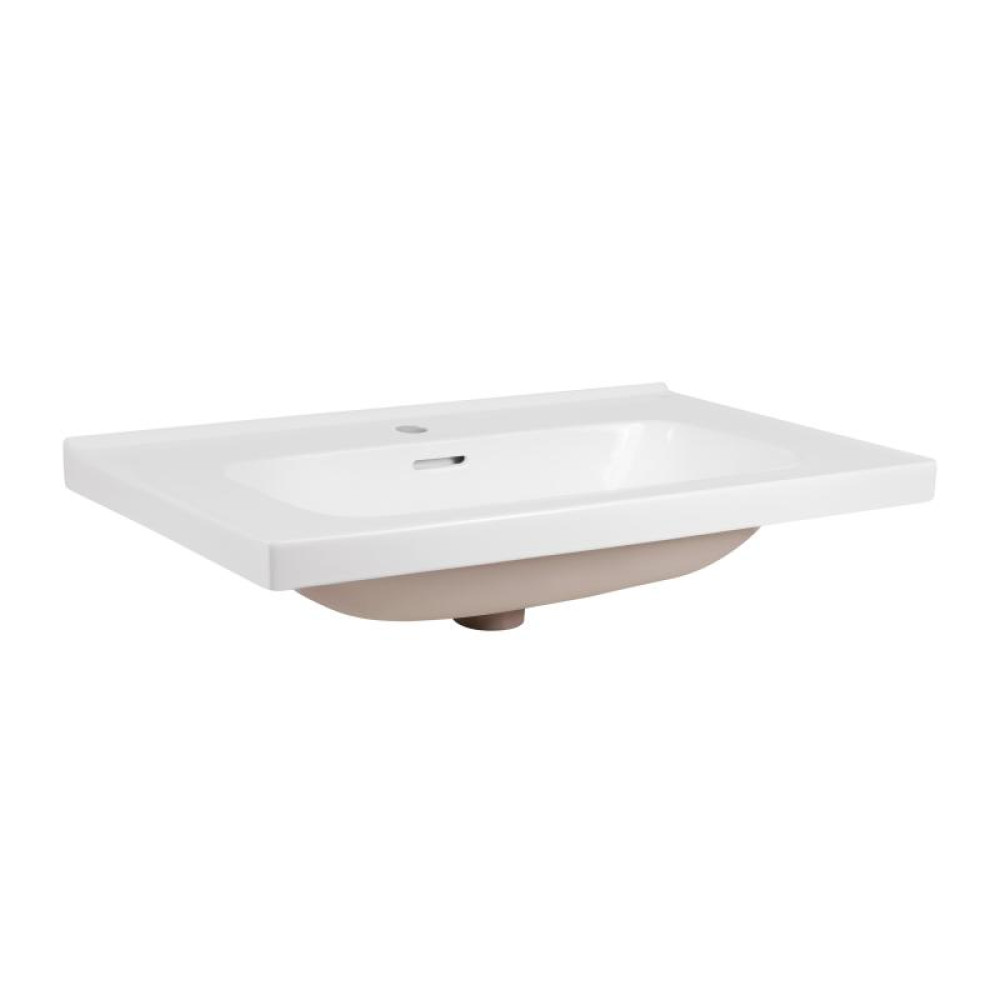 Раковина Qtap Albatross 5H White з донним клапаном QT01115080HW