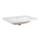 Раковина Qtap Albatross 5H White з донним клапаном QT01115080HW