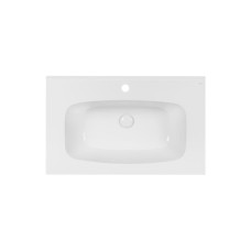 Раковина Qtap Albatross 5H White с донным клапаном QT01115080HW