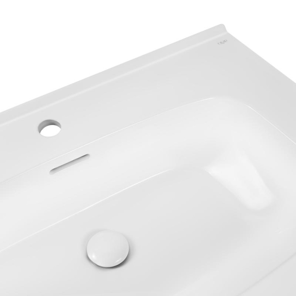 Раковина Qtap Albatross 5H White з донним клапаном QT01115080HW