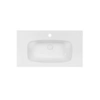 Раковина Qtap Albatross 5H White з донним клапаном QT01115090HW