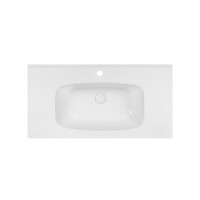 Раковина Qtap Albatross 5H White з донним клапаном QT01115100HW