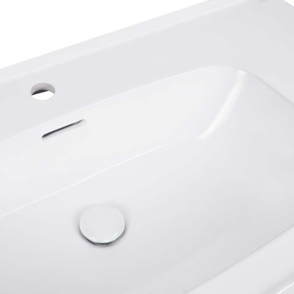 Раковина Qtap Albatross 5H White з донним клапаном QT01115100HW