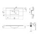 Раковина Qtap Albatross E White з донним клапаном QT01119100EW