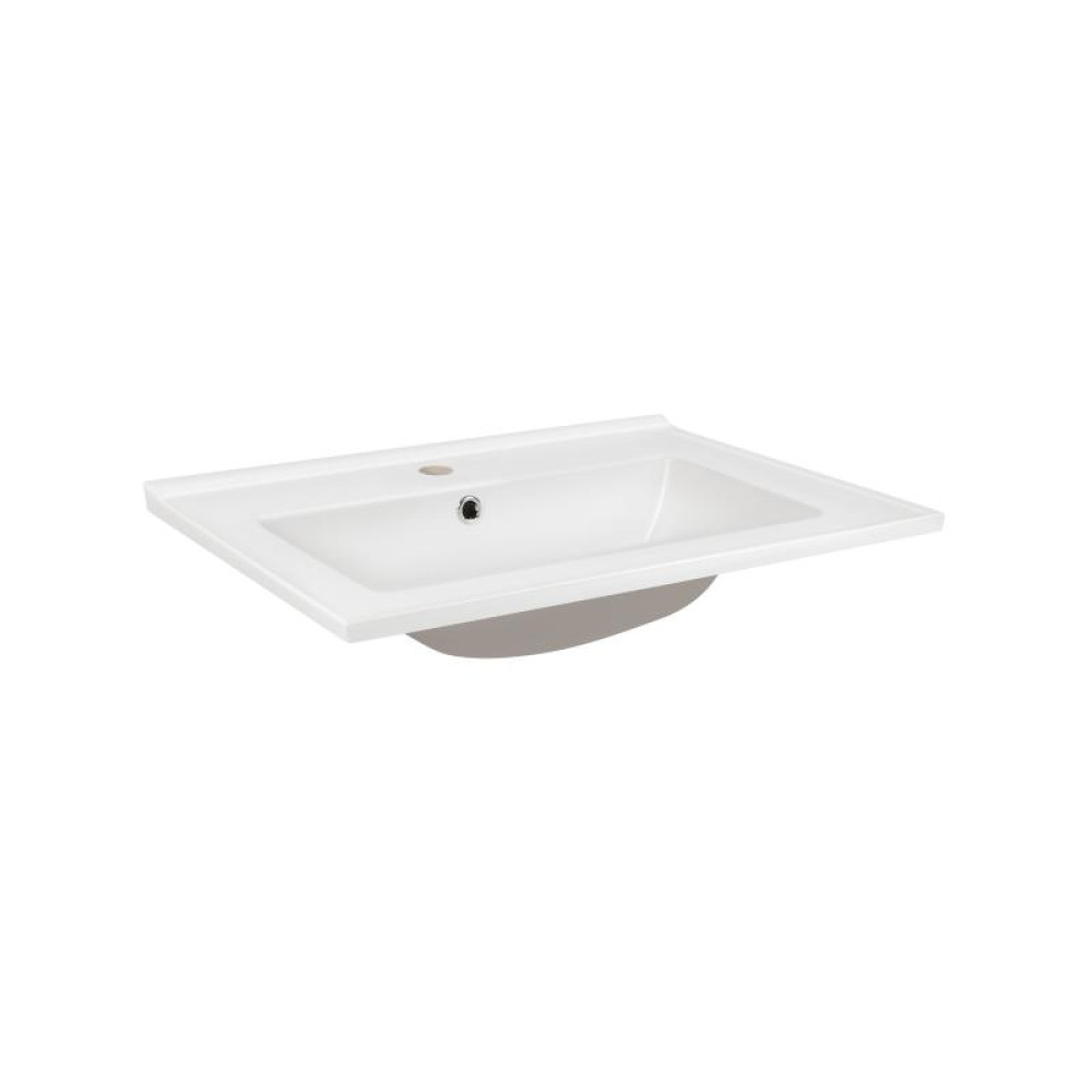 Раковина Qtap Albatross E49 White з донним клапаном QT01119060E49W