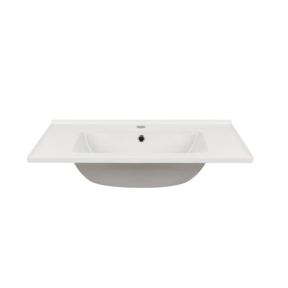 Раковина Qtap Albatross E49 White з донним клапаном QT01119070E49W