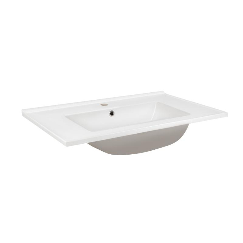 Раковина Qtap Albatross E49 White з донним клапаном QT01119070E49W