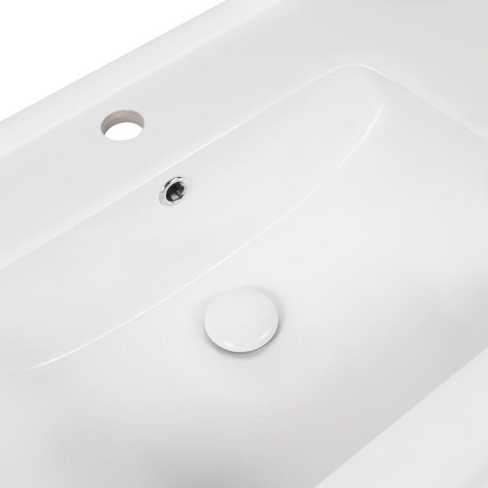 Раковина Qtap Albatross E49 White з донним клапаном QT01119070E49W