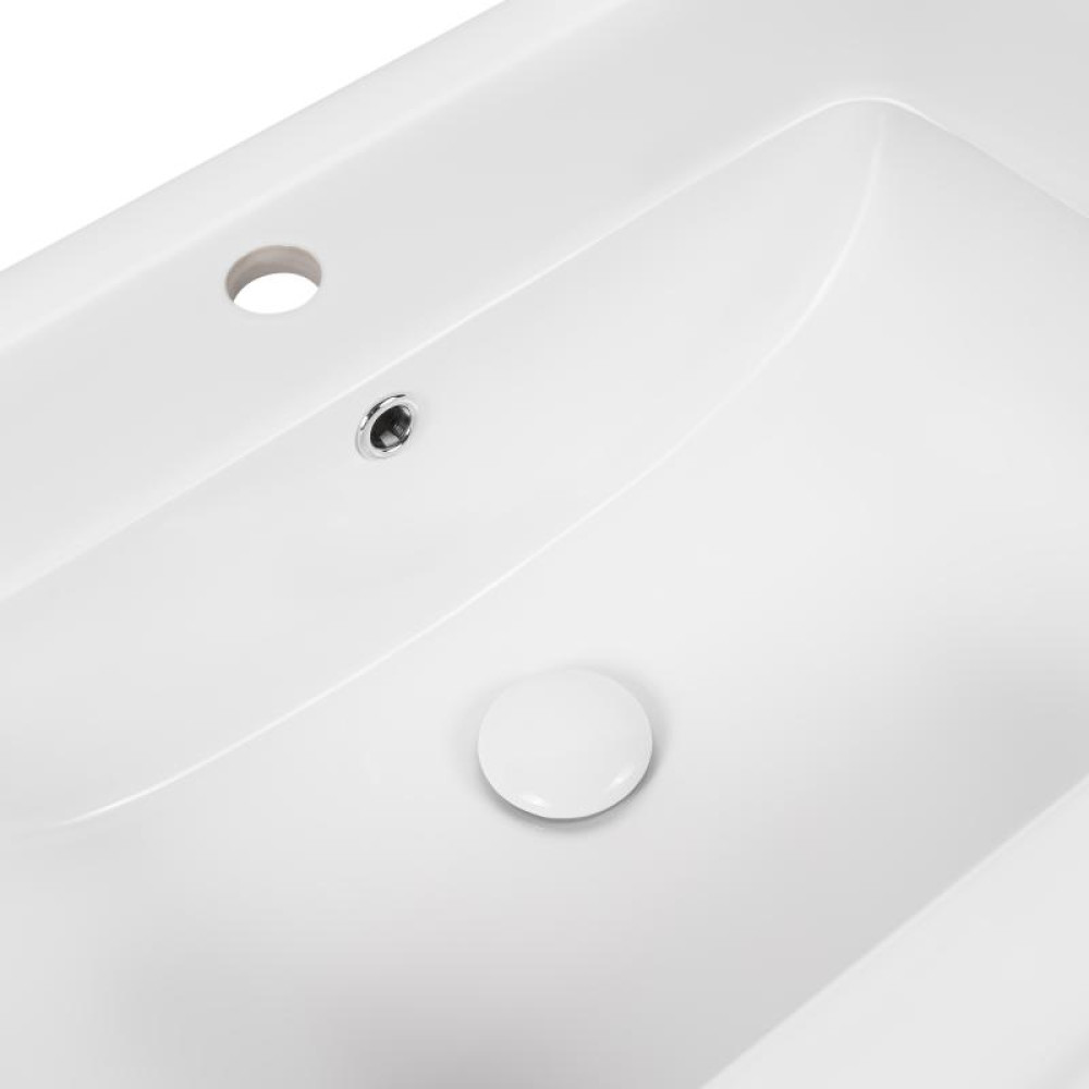 Раковина Qtap Albatross E49 White з донним клапаном QT01119090E49W