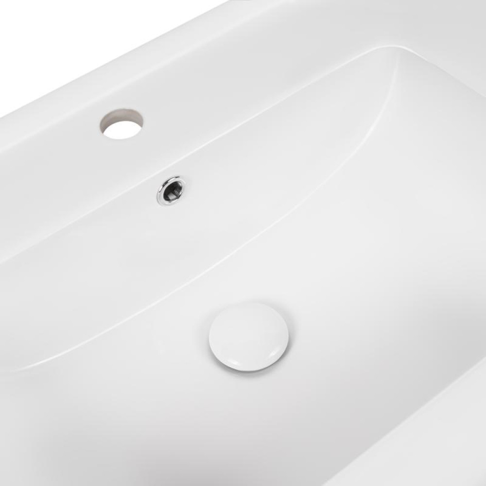 Раковина Qtap Albatross E49 White з донним клапаном QT01119100E49W