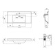 Раковина Qtap Albatross 5C White з донним клапаном QT01115100CW