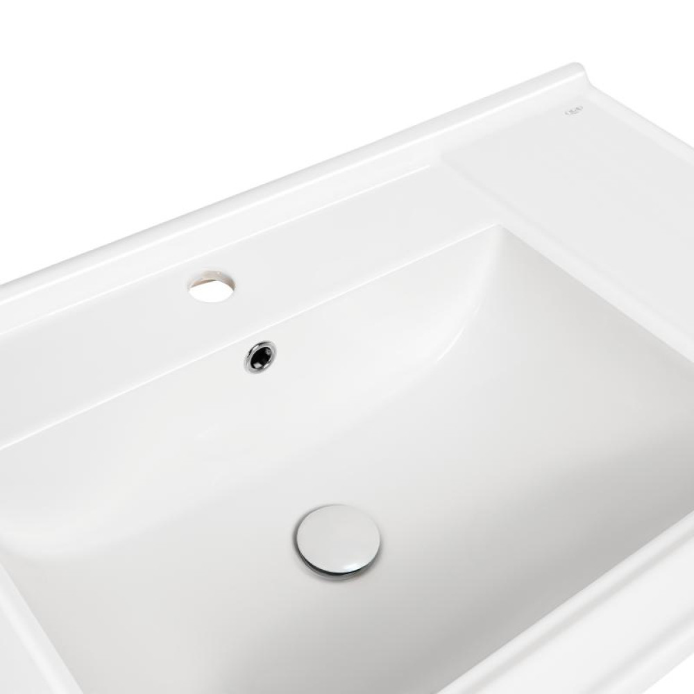 Раковина Qtap Albatross Q White з донним клапаном QT01115100QW
