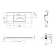 Раковина Qtap Albatross Q White з донним клапаном QT01115120QW