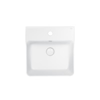 Раковина Qtap Nando B White з донним клапаном QT12117040BW