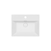 Раковина Qtap Nando K White с донным клапаном QT12117041KW
