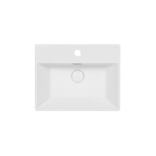 Раковина Qtap Nando K White с донным клапаном QT12117041KW