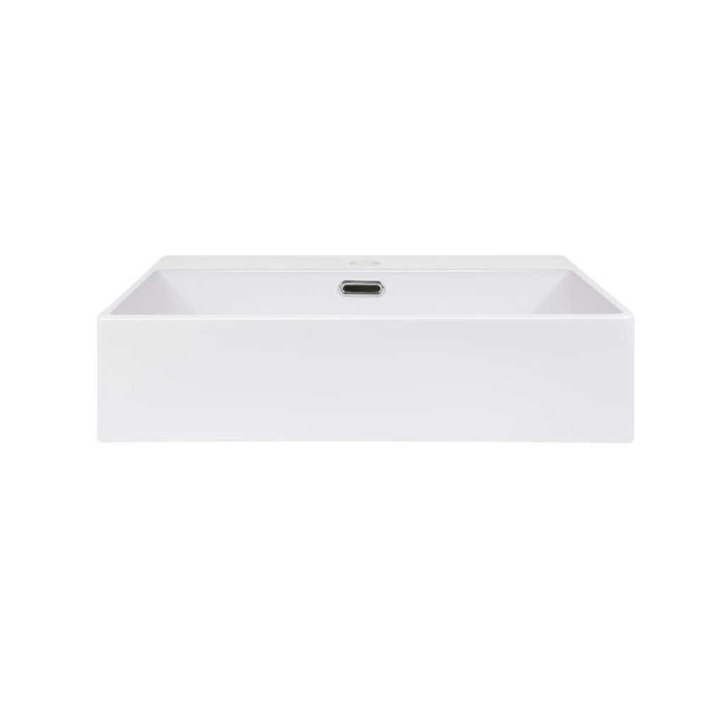 Раковина Qtap Nando K White з донним клапаном QT12117050KW