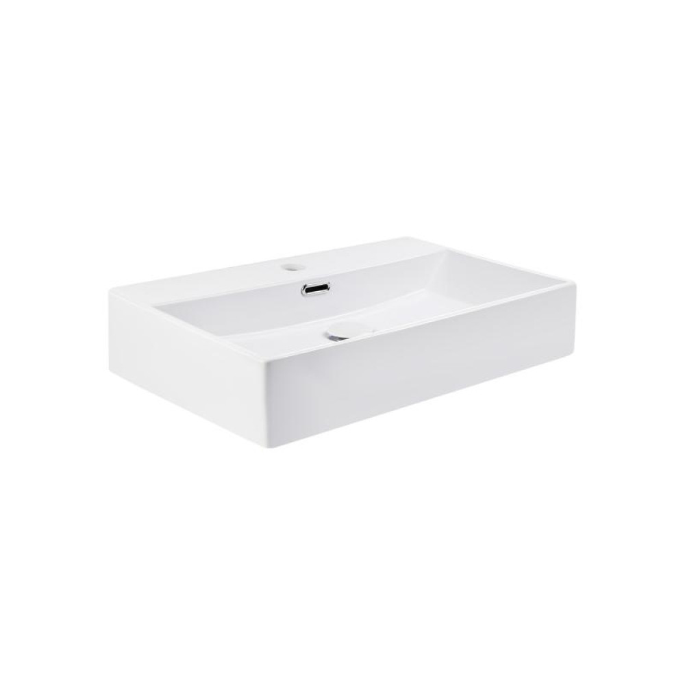 Раковина Qtap Nando K White з донним клапаном QT12117060KW