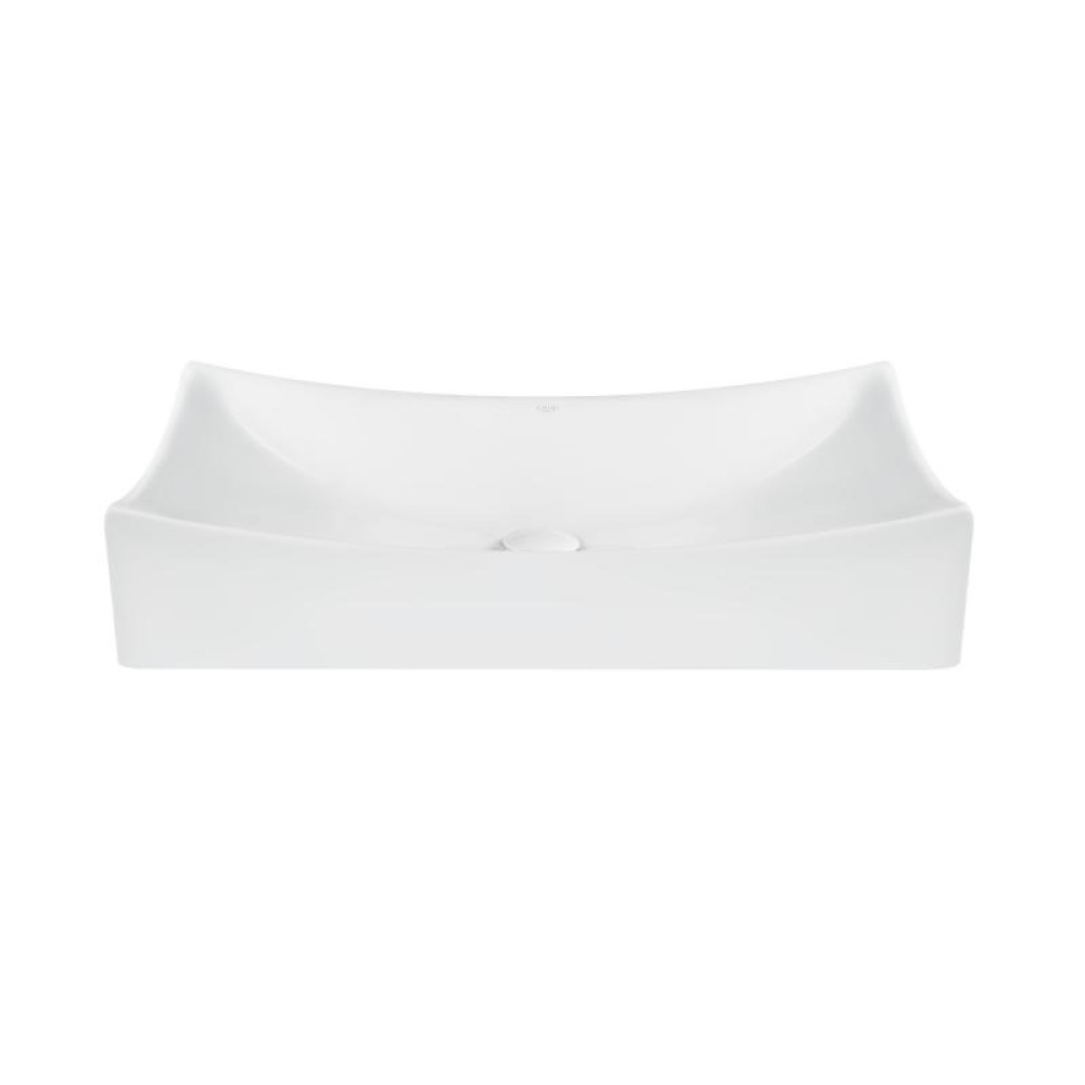 Раковина-чаша Qtap Crow White з донним клапаном QT05117065HW