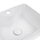 Раковина-чаша Qtap Crow White з донним клапаном QT05117040JW