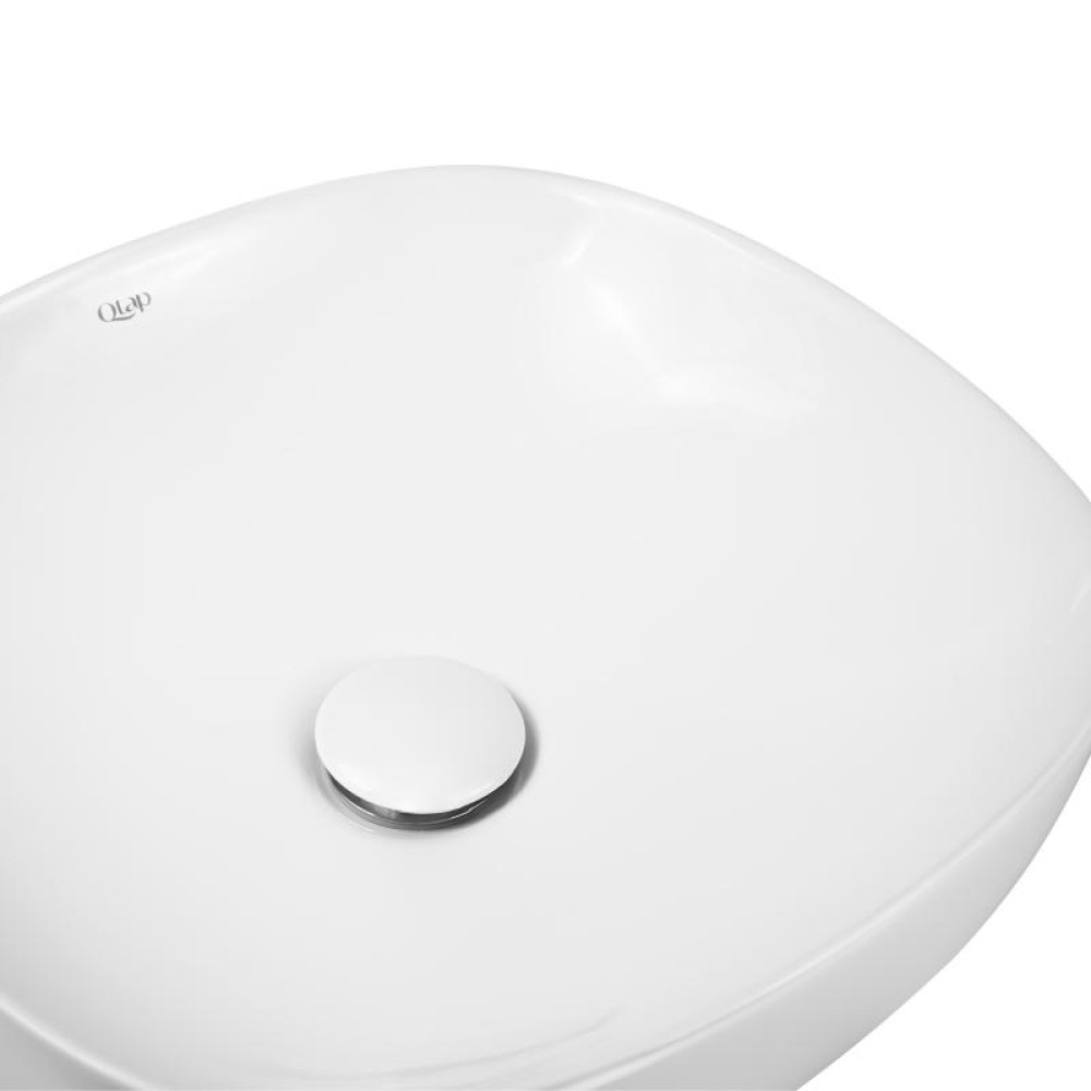Раковина-чаша Qtap Kolibri White з донним клапаном QT10118037FW